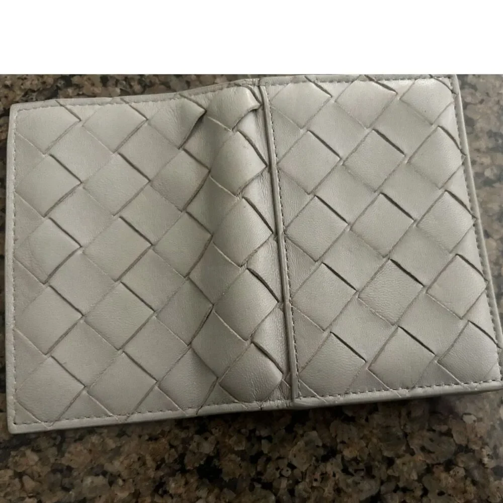 Bottega Veneta Small Intrecciato Leather Bi-Fold Wallet